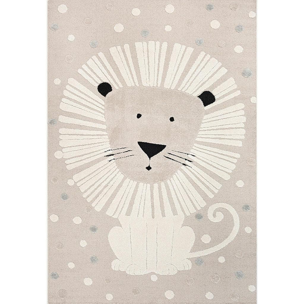 Kinderteppich Beige, 80x150 cm, Tierdesign