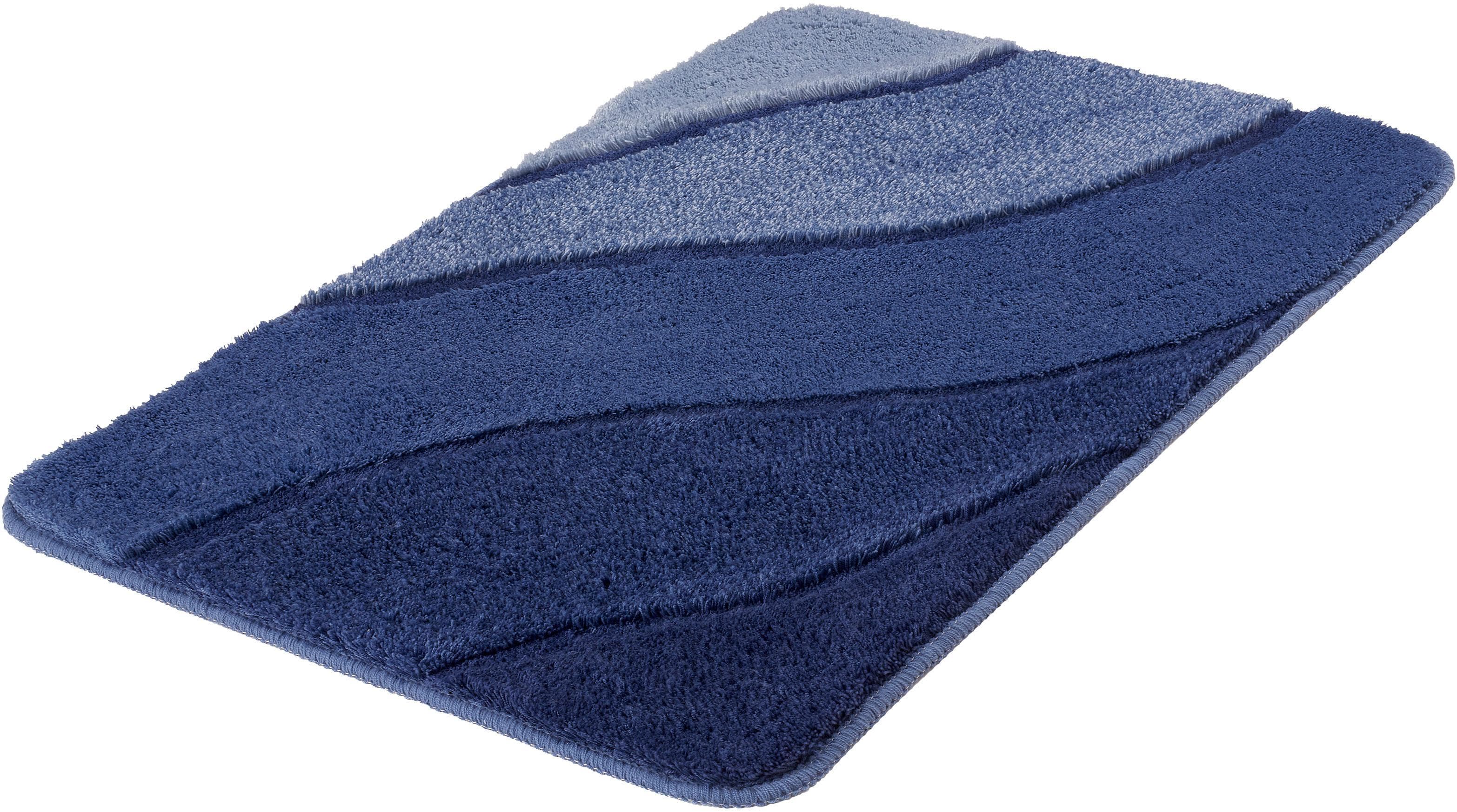 Badematte KLEINE WOLKE "Serenade" Gr. 4 Blau Kunstfaser