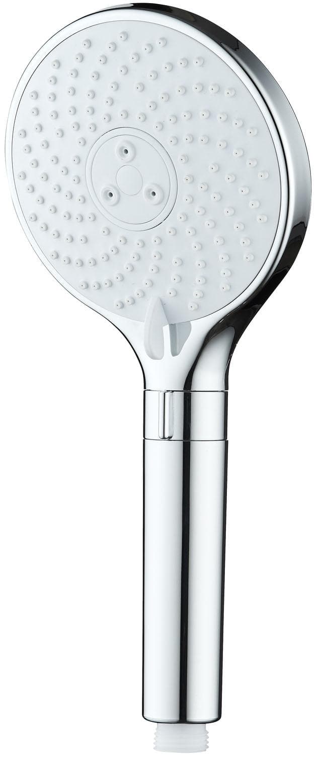 WENKO Handbrause Water Saving Silber Wassersparender Duschkopf 3 Strahlarten