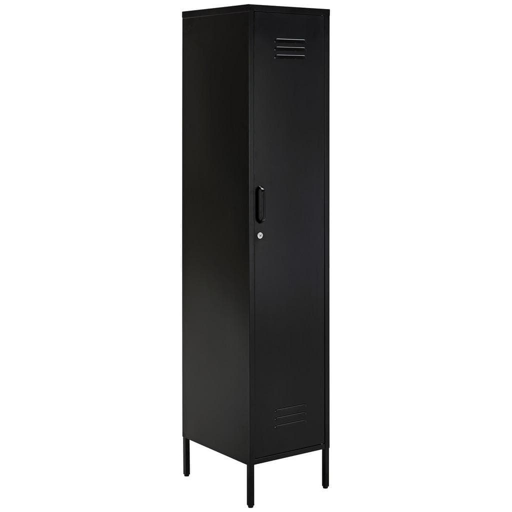 Mid.you Highboard Schwarz Metall 3 Fächer