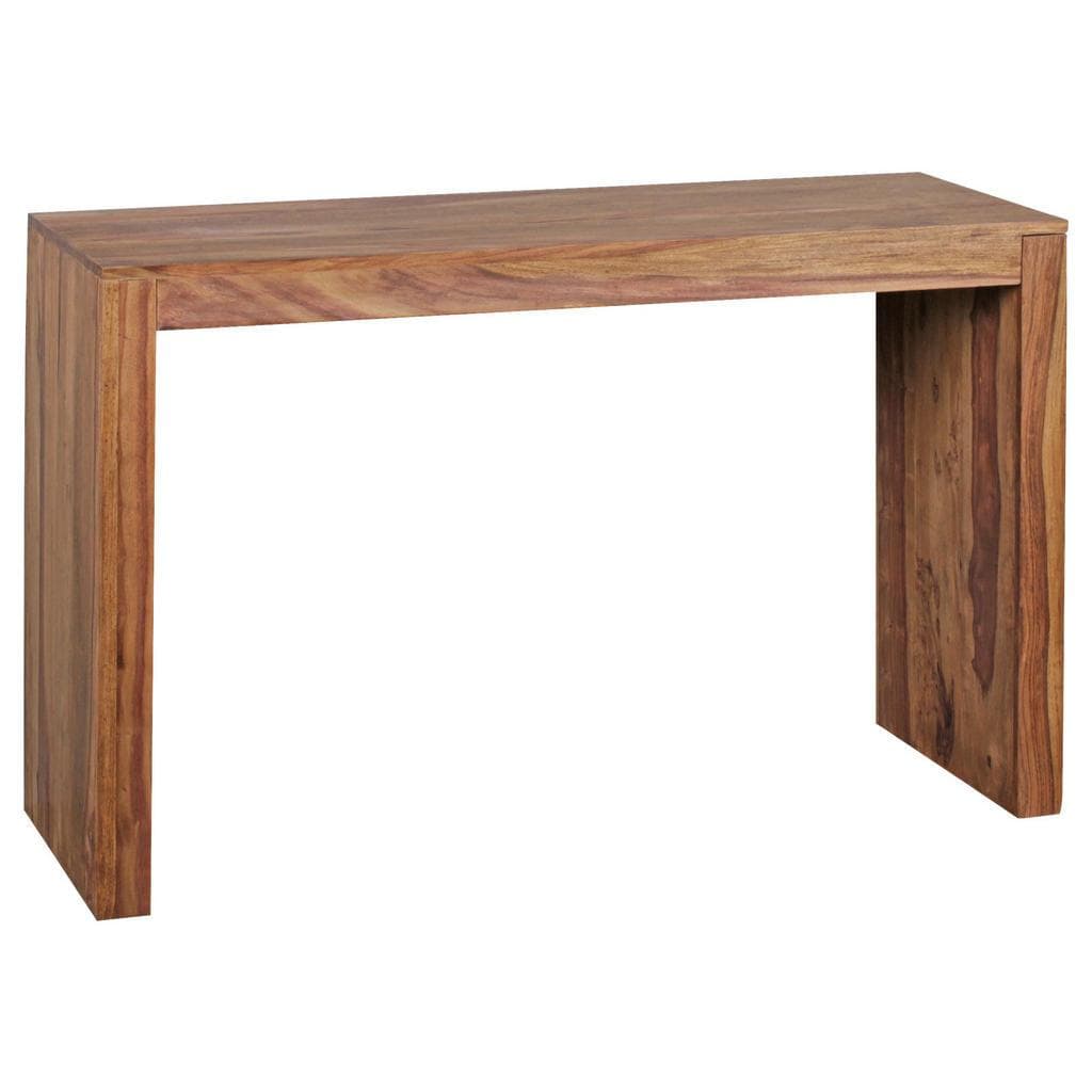 Konsolentisch aus Sheesham-Holz, Massivholz, Braun