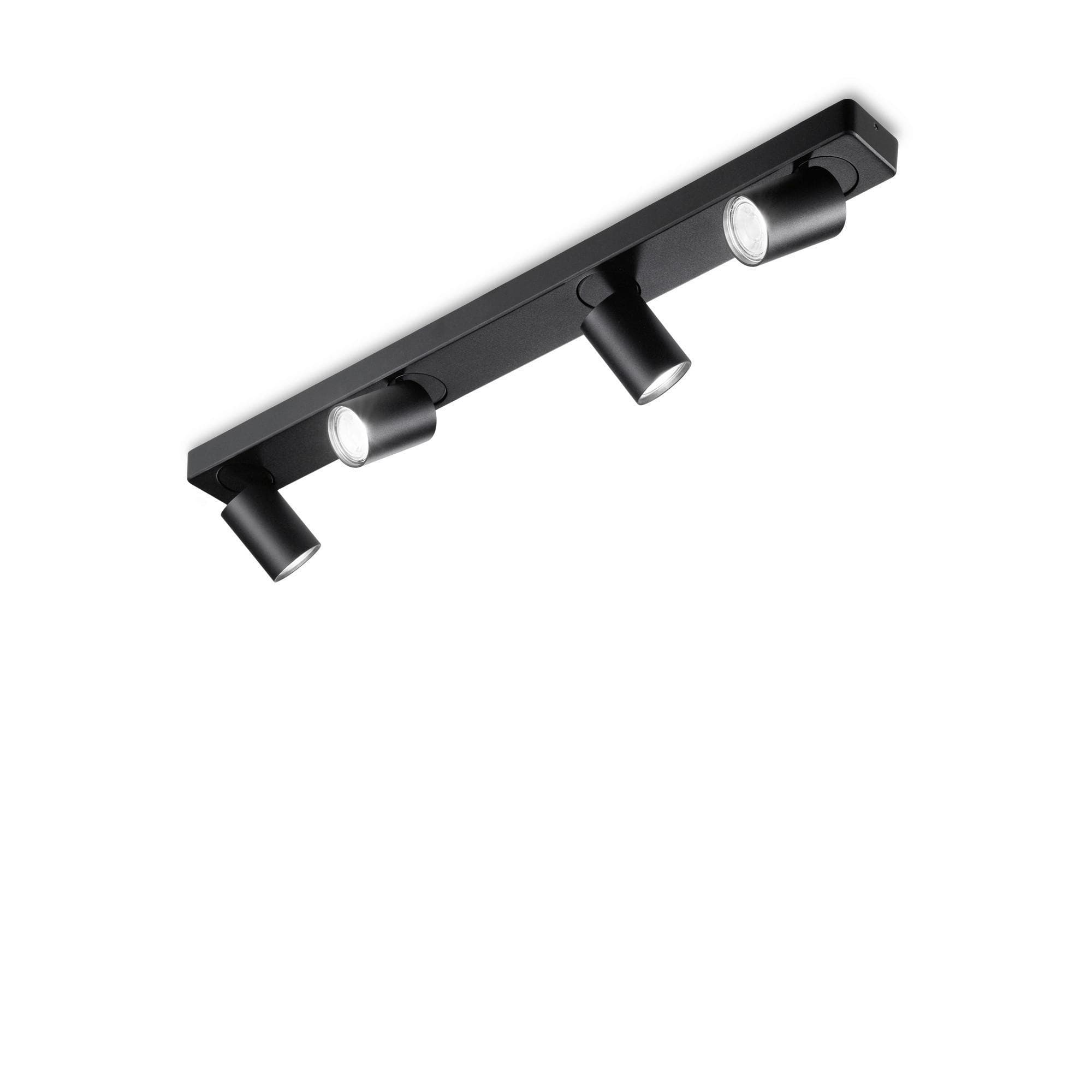 Ideal Lux LED-Deckenstrahler Rudy Schwarz max. 7 Watt