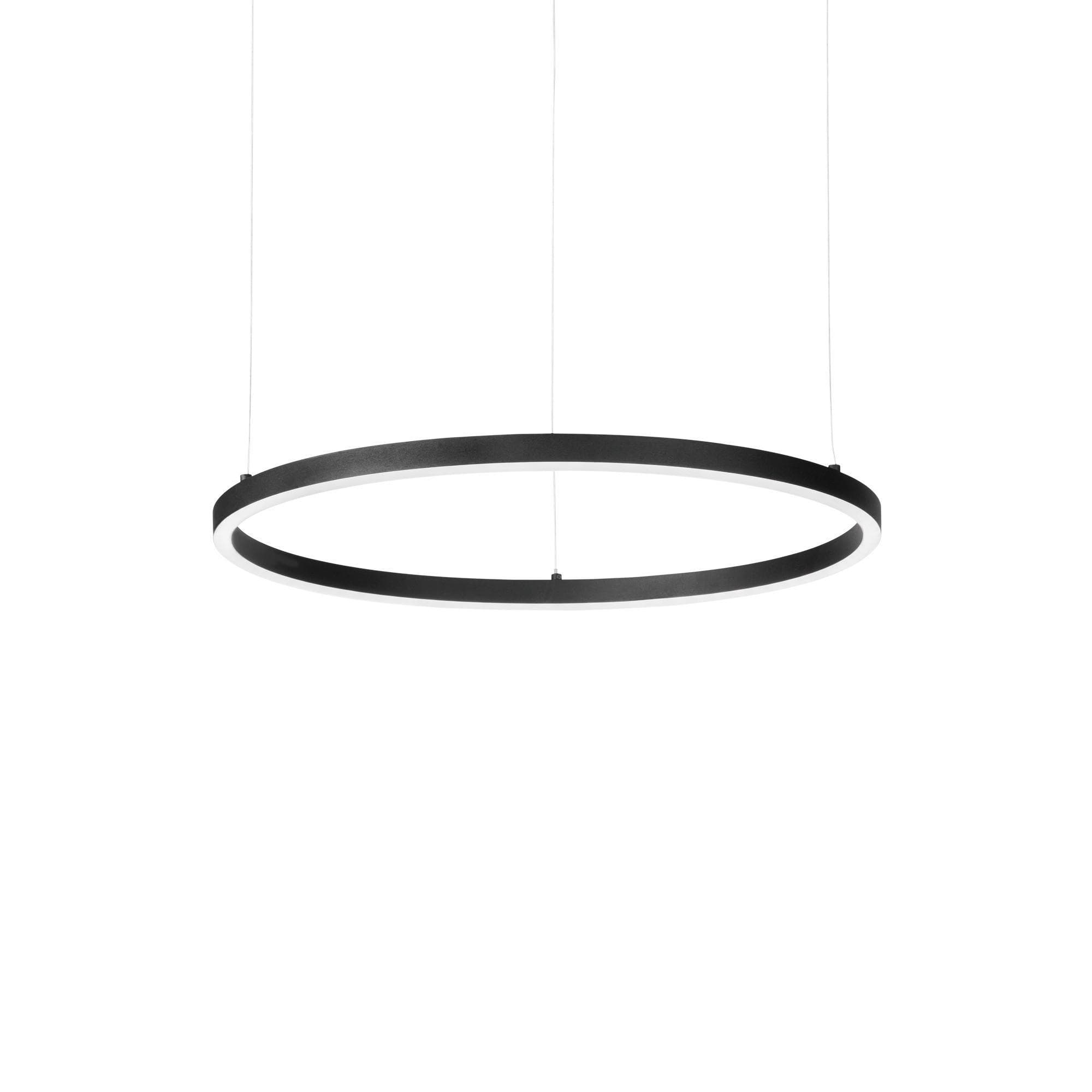 Ideal Lux LED-Hängelampe Oracle Slim Ø 50 cm Schwarz
