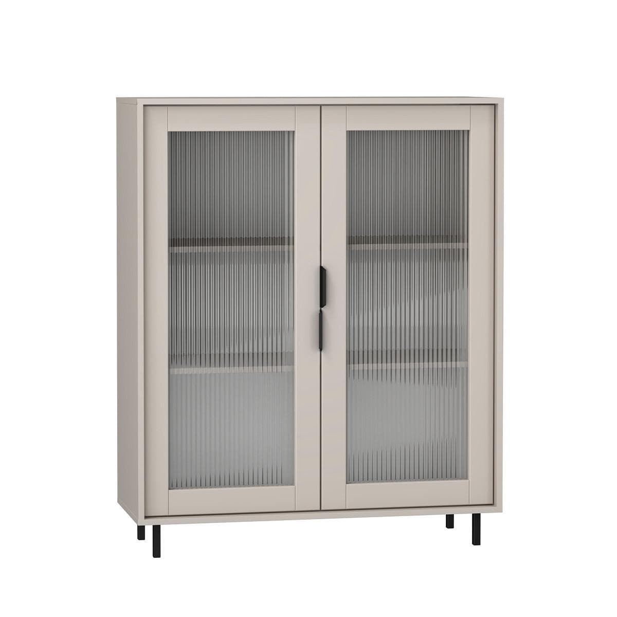 Geschirrschrank Soly Kaschmir Beige Holz