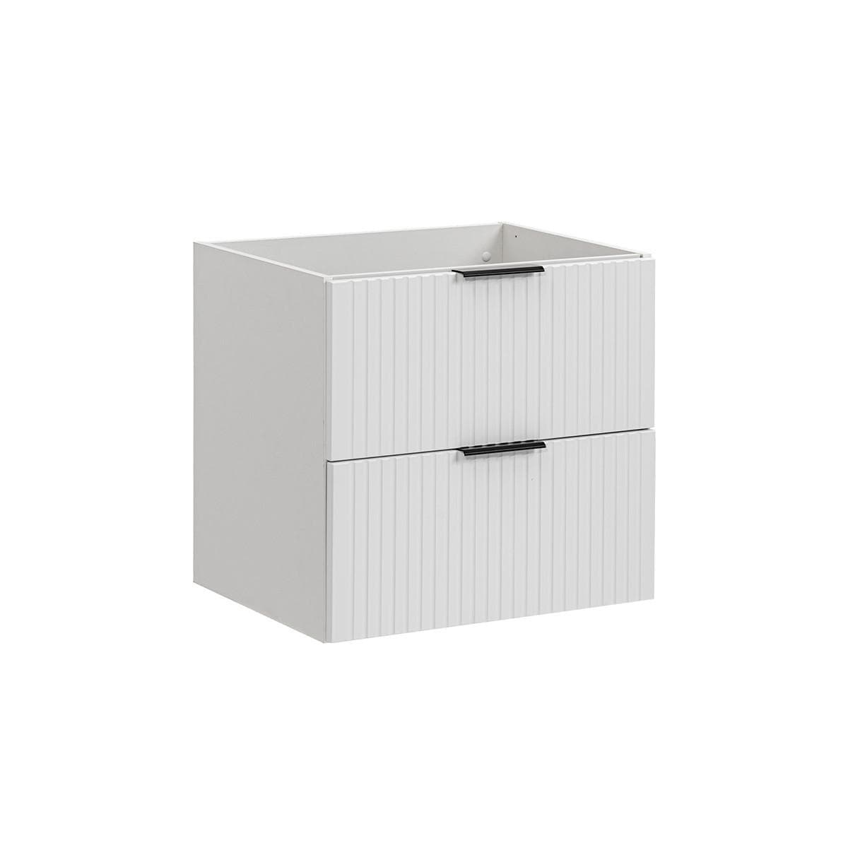 Waschtischunterschrank Adriel 60,2 cm Weiß
