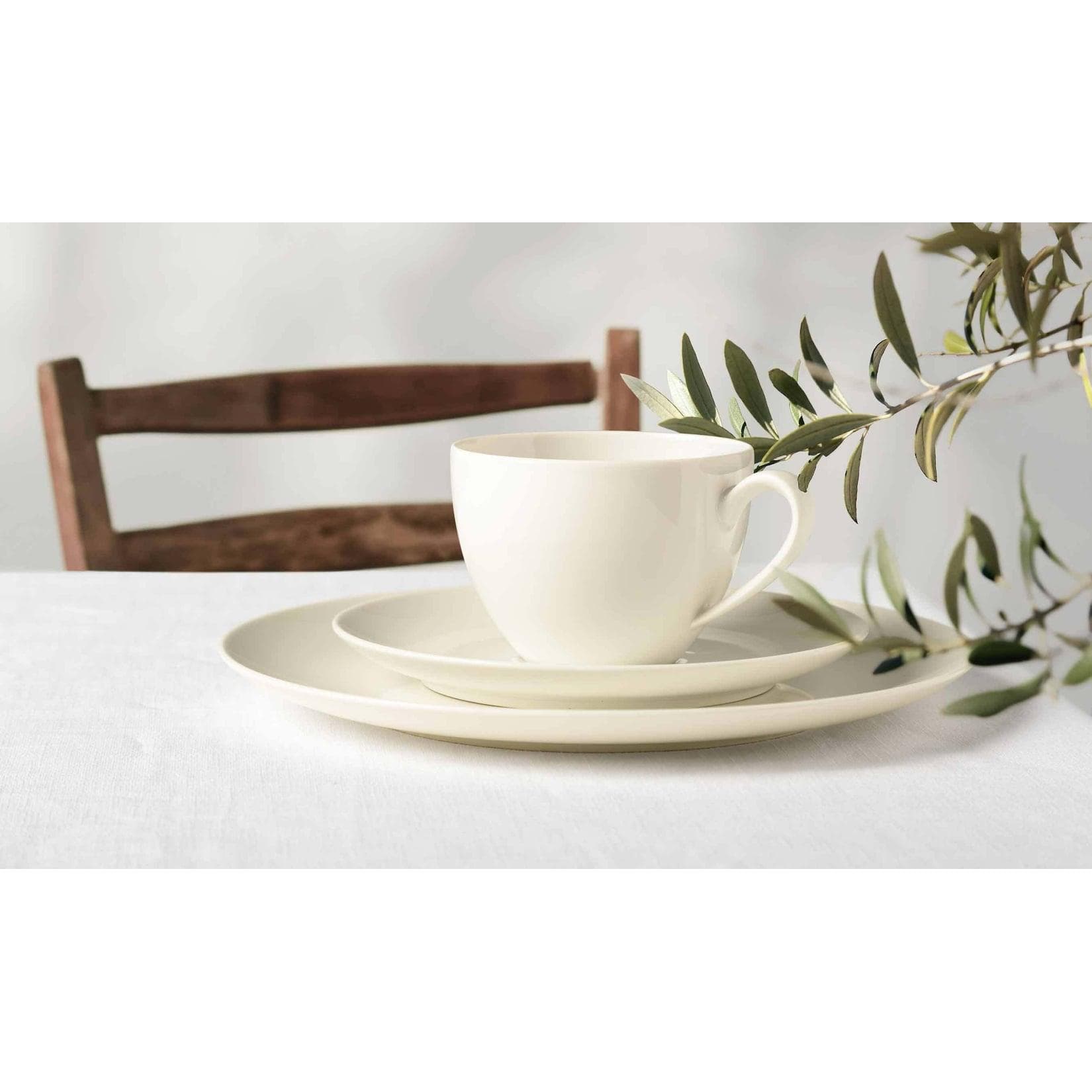 Seltmann Weiden Espressotassen Savona Fine Diamond 110 ml 6er Set Cremefarben