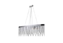 PGA-Lights Pendelleuchte Starnberg 90cm Silber mit Kristallstäben Bild 2