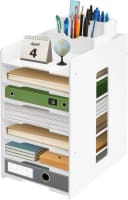 Youyijia Dokumentenablage A4 Stapelbar Weiß PVC-Schaumplatte Bild 2