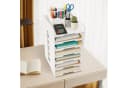 Youyijia Dokumentenablage A4 Stapelbar Weiß PVC-Schaumplatte Bild 3