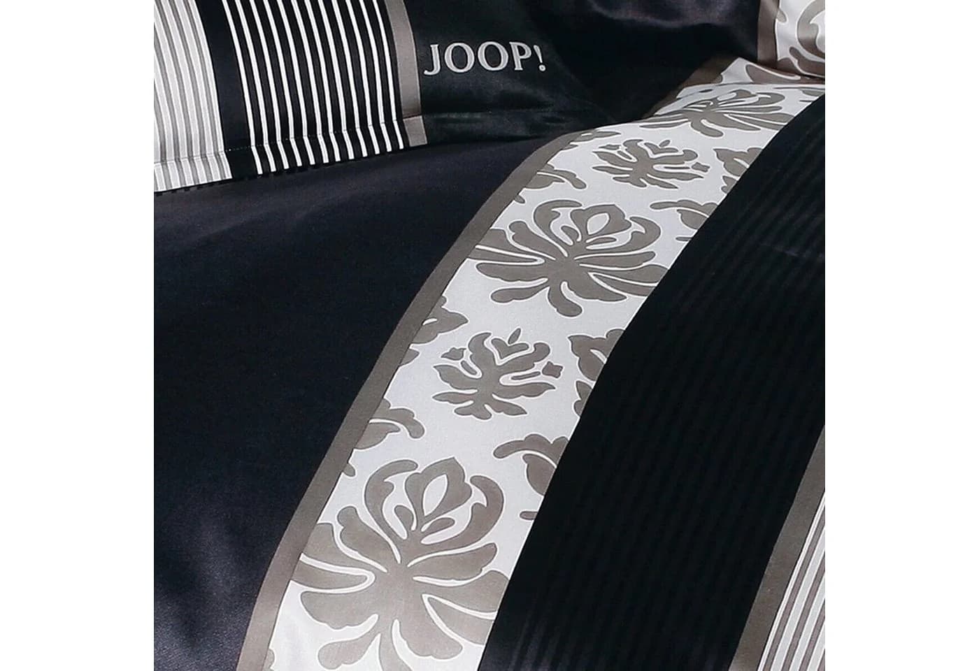 JOOP! Comfort-Satin Bettwäsche 4-teilig Schwarz - Bild 3