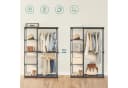 SONGMICS Kleiderschrank offen mit Kleiderstangen Bild 3