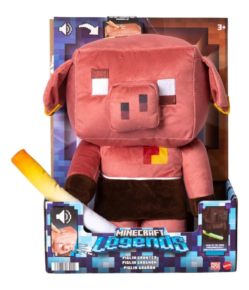 Minecraft Piglin Kuscheltier 30 cm Plüschfigur - Bild 2