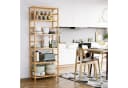 Homfa Standregal Badregal mit 6 verstellbaren Ablagen Bambus Bild 5