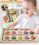 SinLaw Magnetisches Labyrinthspiel Montessori-Spielzeug Bunt Bild 4