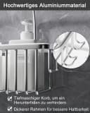 SinLaw Duschkorb Rostfreies Duschregal Aluminium Bild 5