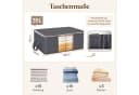Lifewit Aufbewahrungsbox 3er Set Grau 35L Unterbett Bild 1
