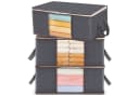 Lifewit Aufbewahrungsbox 3er Set Grau 35L Unterbett Bild 2