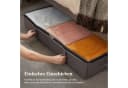 Lifewit Aufbewahrungsdose Unterbett Kleideraufbewahrung Faltbare Aufbewahrungsbox mit Deckel (3 St) Grau Bild 3