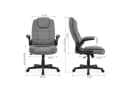 Intimate WM Heart Chefsessel Ergonomisch Bürostuhl Grau Bild 3