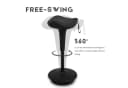 Intimate WM Heart Drehhocker Ergonomisch Schwarz Bild 3