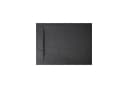 SONNI Duschwanne Schwarz 120x90cm Siphon inkl. Schieferoptik Bild 2