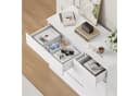 Homfa Kommode weiß mit 5 Schubladen und 1 Tür, Sideboard 100x80x40 cm Bild 5
