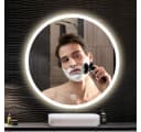 YOLEO Badspiegel LED-Beleuchtung Touchschalter 60x60 cm Bild 5