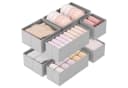 Lifewit Aufbewahrungsdose Schubladen Organizer, Schrank Schubladen Ordnungssystem 8 St. Grau Bild 2