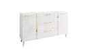ALLHOUSE24 Kommode DIAMANT 158 cm Breite Hochglanz Gold Sideboard Bild 2