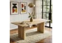 KLAM HOME Ausziehbarer Esstisch Eichenoptik Modern Bild 2