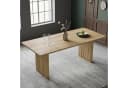 KLAM HOME Ausziehbarer Esstisch Eichenoptik Modern Bild 5
