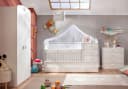 Möbel-Zeit Babyzimmer-Komplettset BABY COTTON 4-tlg. mit Kleiderschrank, Bett, Kommode, Regal Bild 3
