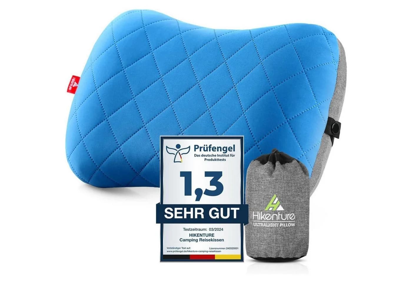 LuxusKollektion Aufblasbares Reisekissen Camping - Ergonomisch & Kompakt - Bild 2