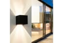 WILGOON LED Wandleuchte 6W Aluminium Wandlampe IP65 Verstellbar Warmweiß Bild 1