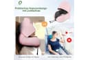 SURFOU Reisekissen Nackenkissen U-Form Memory Foam Rosa Bild 1