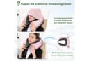 SURFOU Reisekissen Nackenkissen U-Form Memory Foam Rosa Bild 3