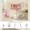 SURFOU Badorganizer Stapelbarer Make-up-Organizer 2/4/6er-Set Acryl-Organizer transparent Bild 1