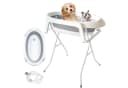 HEYHIPPO Babybadewanne 82 cm Haushaltgrau mit Eisenrohrhalterung Bild 4