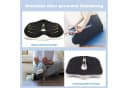 HEYHIPPO Sitzkissen Memory Foam Bürostuhlkissen Verdicktes Ergonomisches Sitzkissen Orthopädisch Schwarz Bild 5