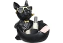 HEYHIPPO Französische Bulldogge Statue Herzförmiges Tablett Schwarz Bild 2