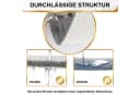 HEYHIPPO Rutschfeste Duschmatte PVC Grau 80x80 cm Bild 5