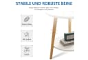 HEYHIPPO Beistelltisch Warmweißer Couchtisch aus Holz 50x50x60 cm Bild 5