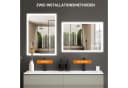 YOLEO Badspiegel mit LED-Licht und Touchschalter, Warm/Kalt/Neutral-Licht Bild 5