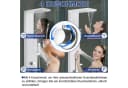 FIVMEN Duschsystem Duschpaneel Edelstahl Gebürstet mit Regendusche und Wasserfalldusche Bild 4