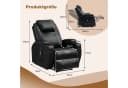GIHAUVIA Fernsehsessel Elektrisch Relaxsessel Massagesessel Schwarz Bild 5