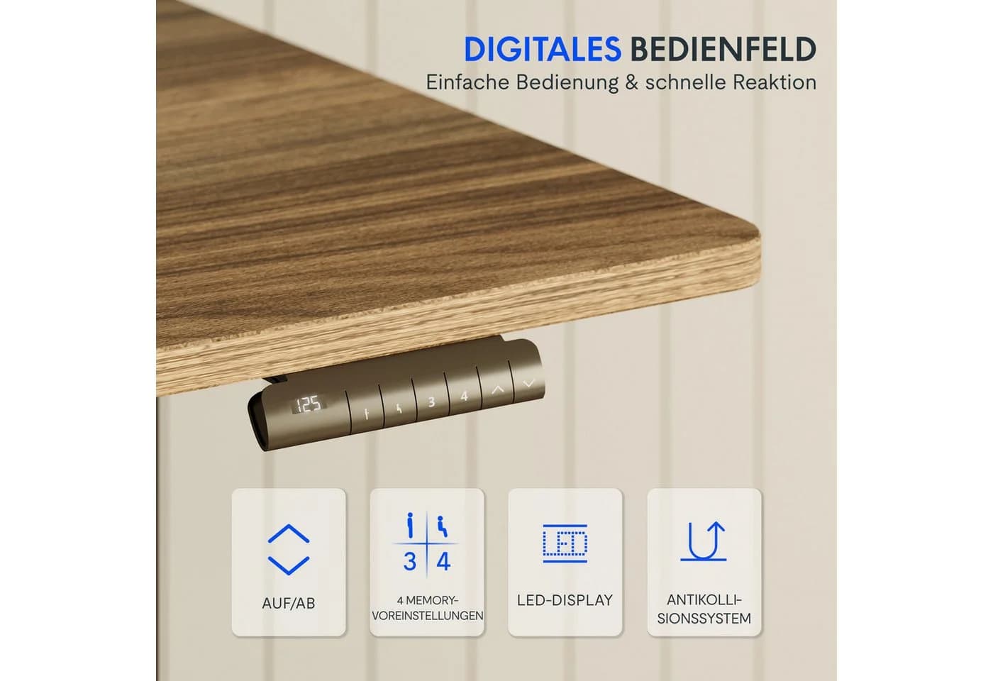 FLEXISPOT Schreibtisch EC5 LITE Dualmotor Höhenverstellbar - Bild 5