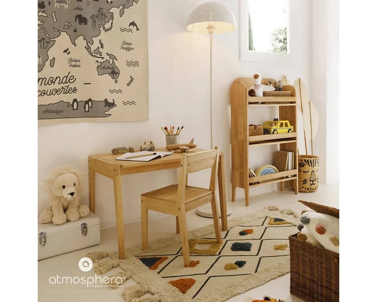 Atmosphera Robin Kindertisch aus massivem Holz Klassisch Braun - Bild 1