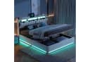 Furnishings Home Polsterbett mit LED-Beleuchtung und Stauraum Bild 2