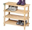 Kesper Schuhregal 4-stöckig Tannenholz hell FSC Bild 3