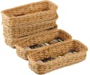 KESPER Besteckkorb 5er Set Braun Geflecht Kunststoff Bild 1